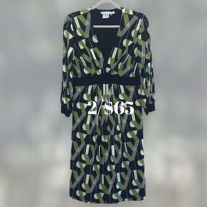 Maggy London Long Sleeve Dress Size 12